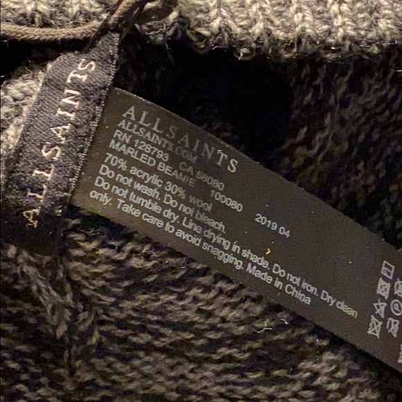 ALLSAINTS Unisex Beanie - Picture 10 of 10